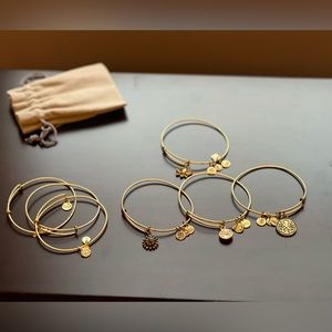 ALEX AND ANI Bracelet Set Gold